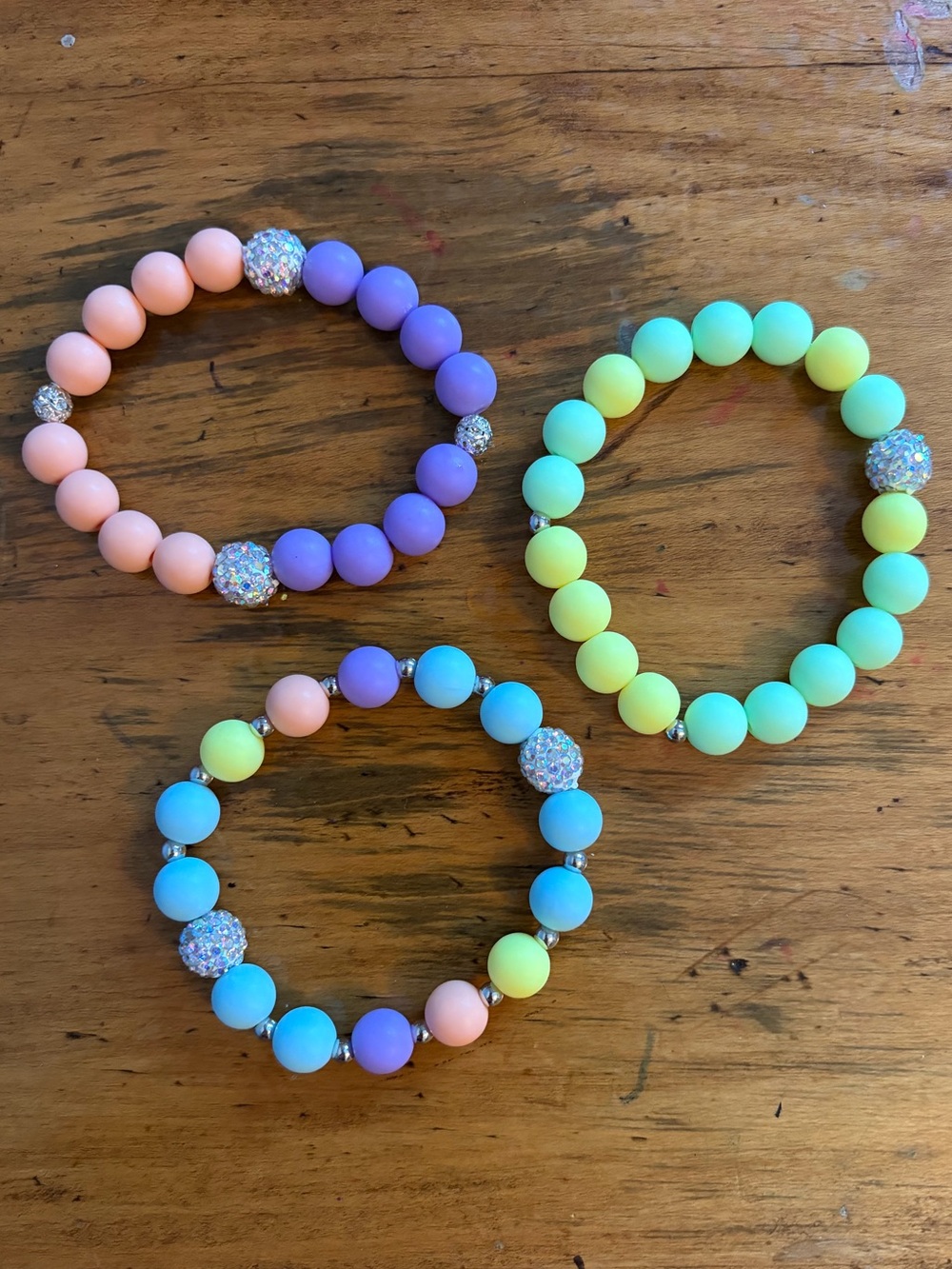 {Handmade} Pastel Bracelet Set